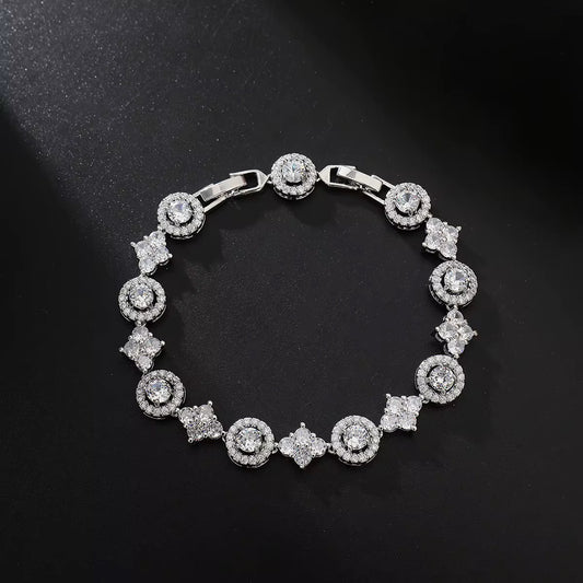 Crystal Clover Bracelet