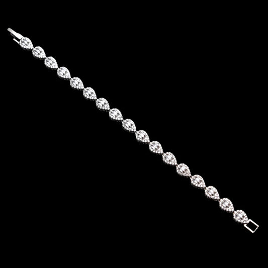 Cubic Teardrop Bracelet